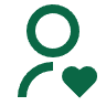user heart line